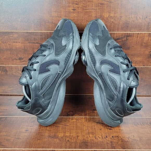 Nike Air Zoom Division Triple Black Athletic Running Shoes Sneakers Mens Size 12 - Picture 7 of 9